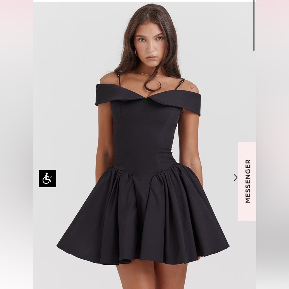 House of CB black Elida dress size XS